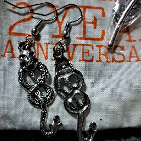 Harry Potter time turner key chain metal feather bookmark necklace bundle set - Picture 6 of 6